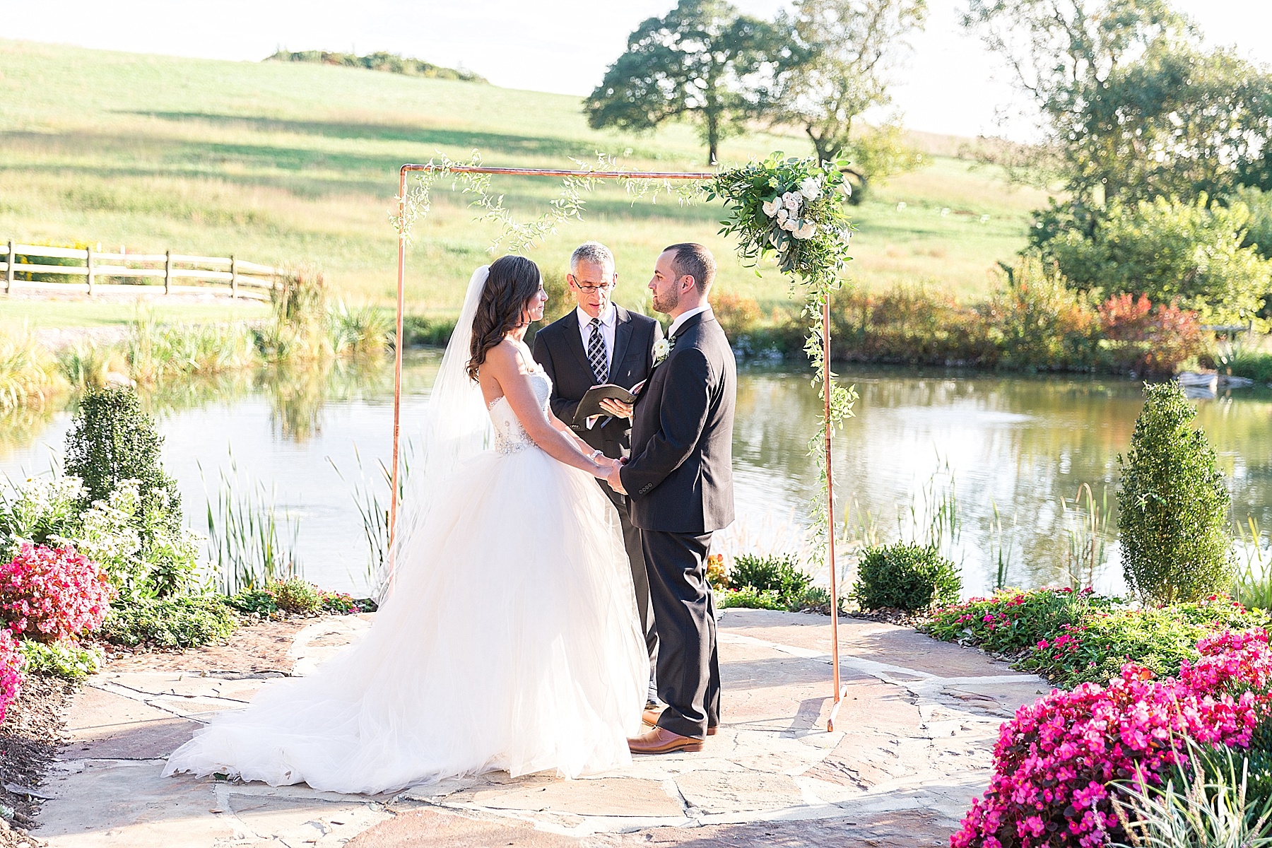 Glen Ellen Farm wedding ceremony photographed by Alexandra Mandato Photography