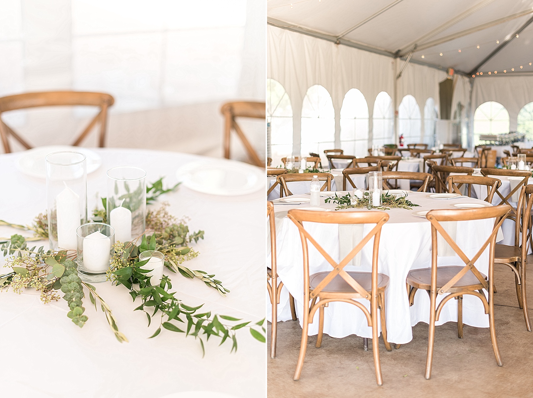 tented wedding reception photographed by Alexandra Mandato Photography