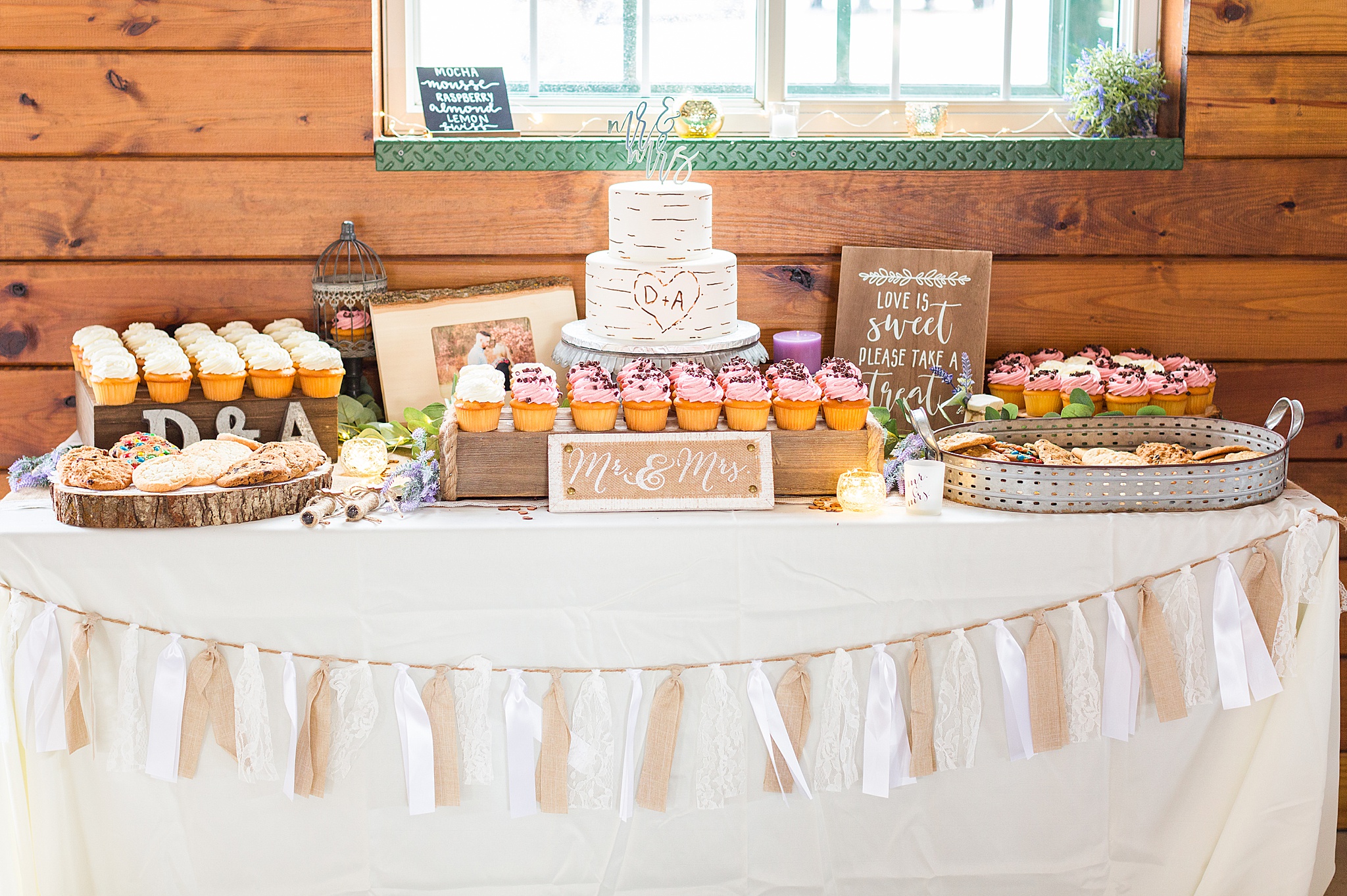sweets table photographed by Alexandra Mandato Photography