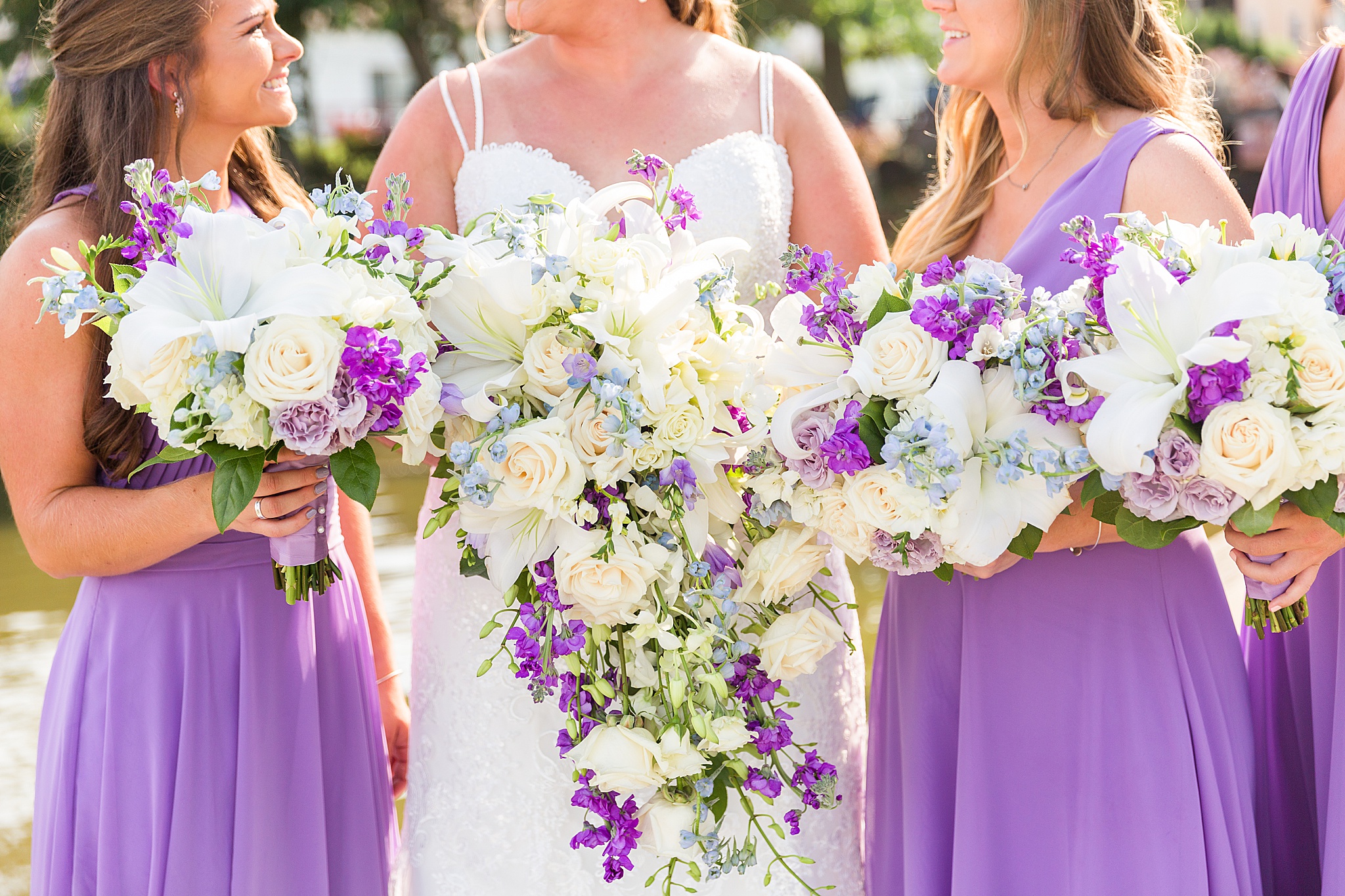 wedding bouquets by Ann's Garden photographed by Alexandra Mandato Photography