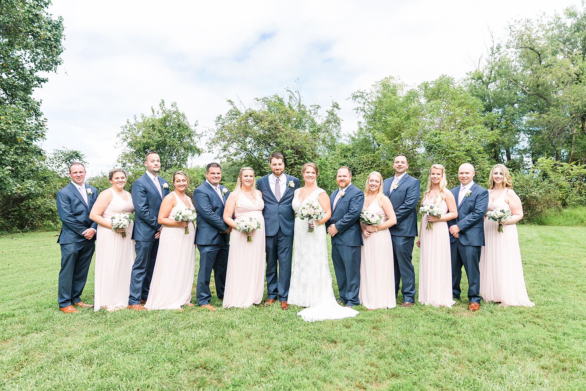 bridal party portraits with Maryland photographer Alexandra Mandato Photography