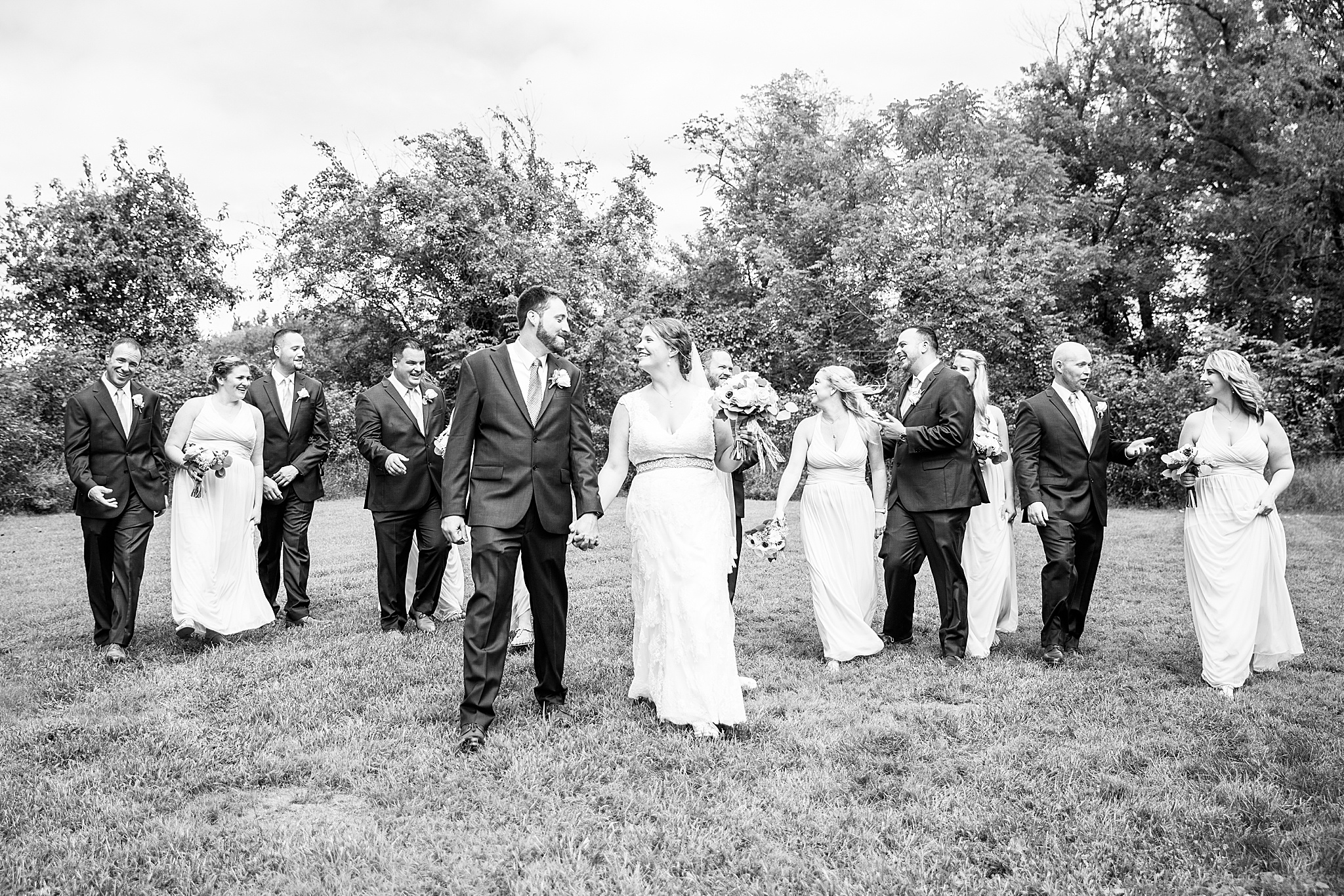 wedding party photographed by Maryland photographer Alexandra Mandato Photography