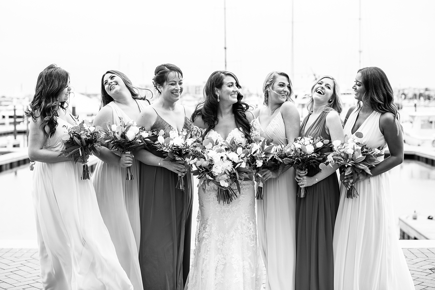 Alexandra Mandato Photography photographs bridesmaid photos in Maryland