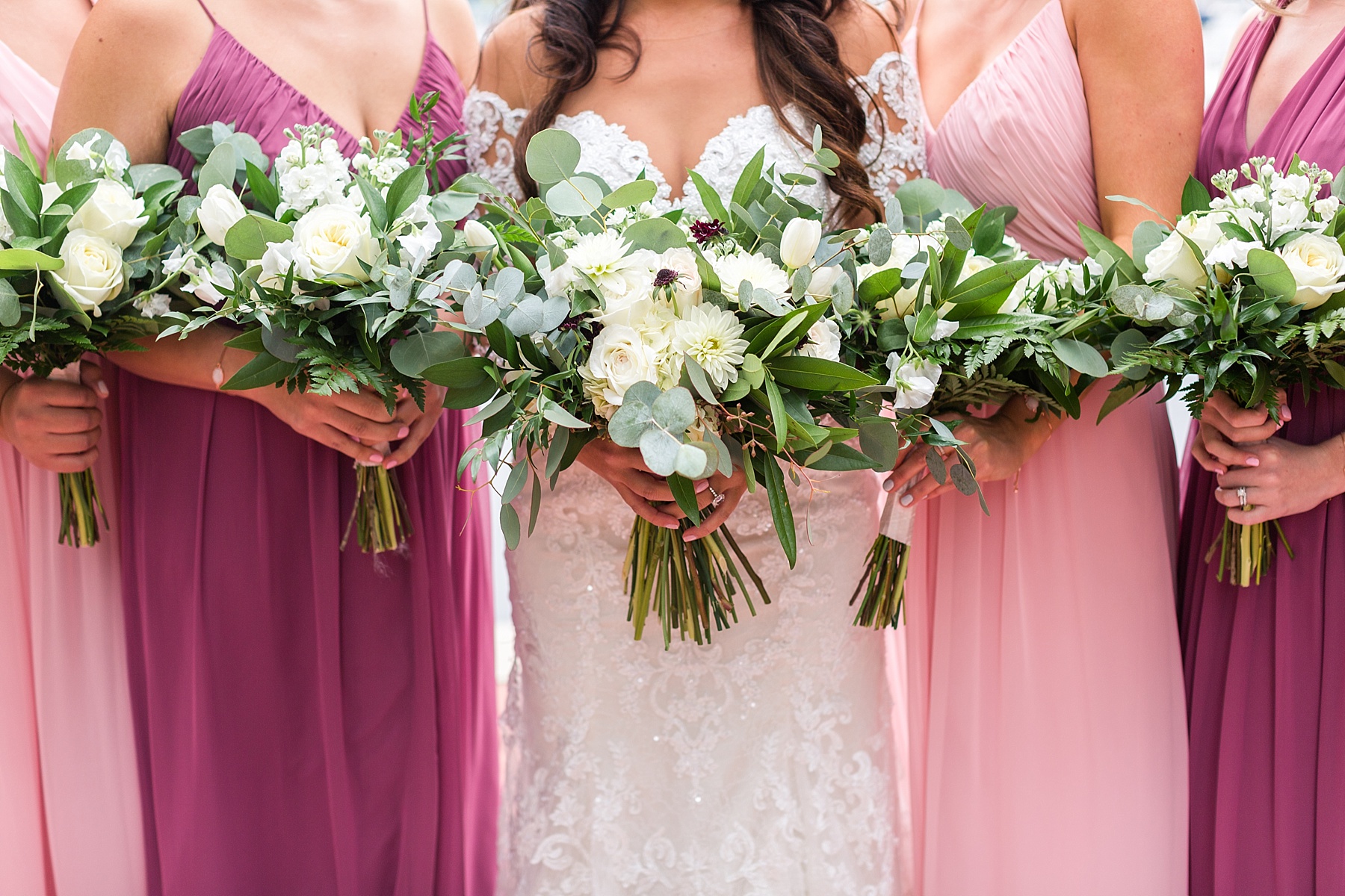 wedding florals by Petal Pusher for Maryland wedding by Alexandra Mandato Photography