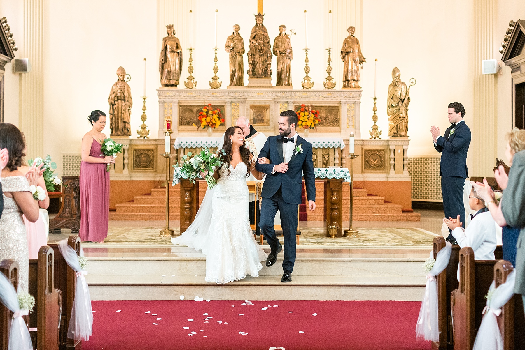 traditional wedding ceremony in Maryland photographed by Alexandra Mandato Photography