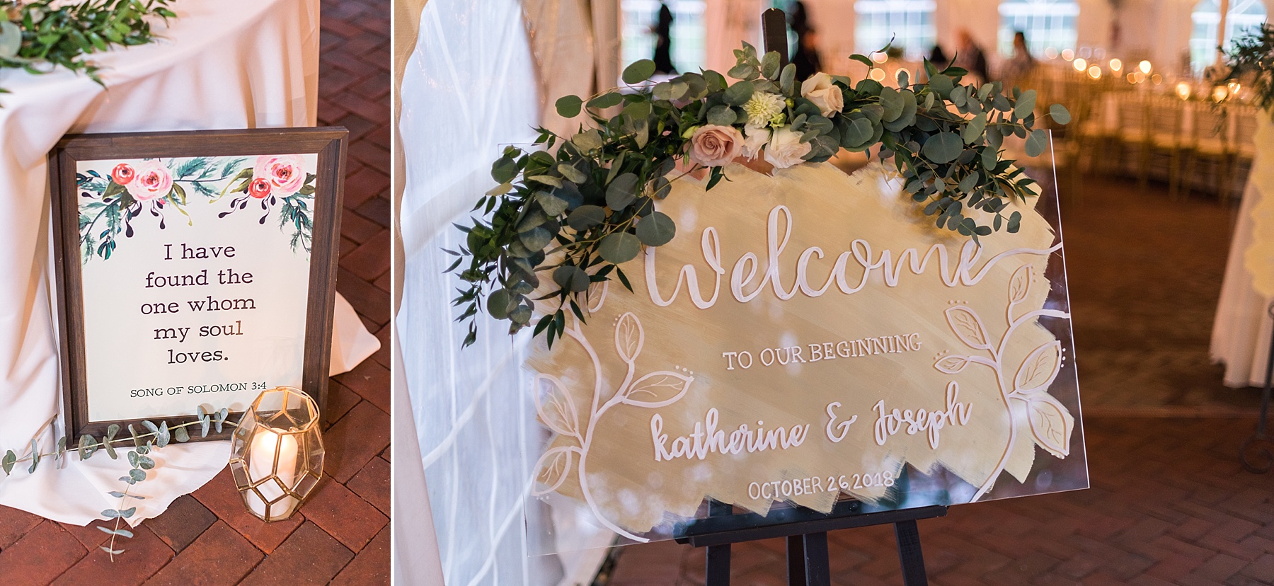 wedding reception at Belmont Manor by Alexandra Mandato Photography