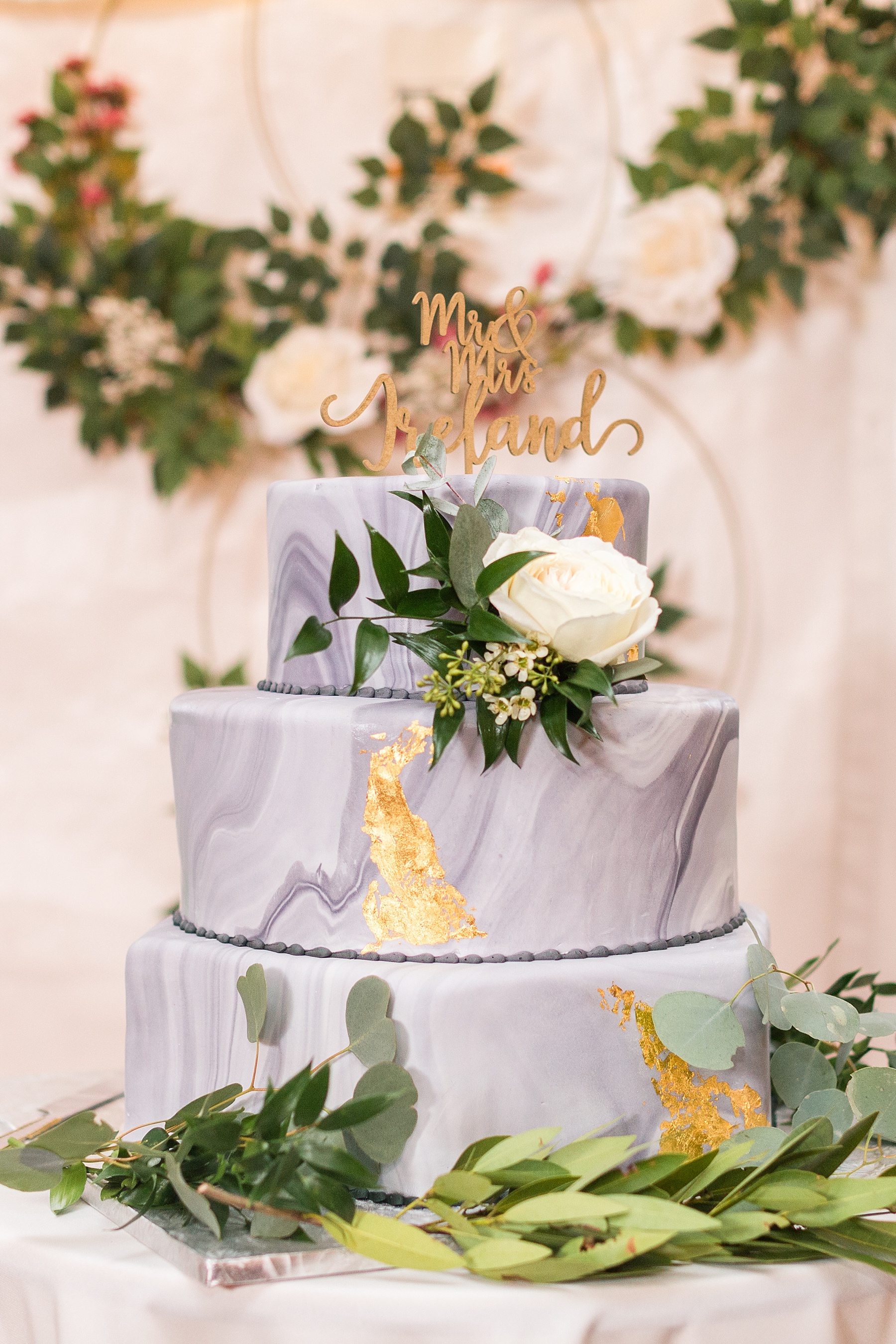 wedding cake by Santoni's by Alexandra Mandato Photography