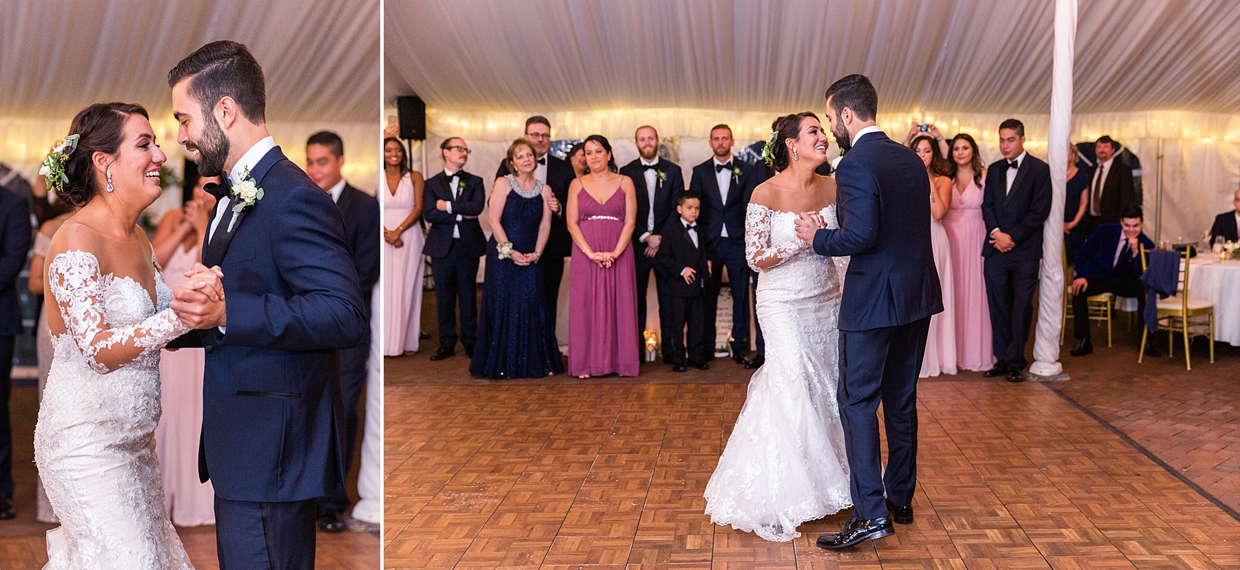 Belmont Manor wedding reception dances photographed by Alexandra Mandato Photography