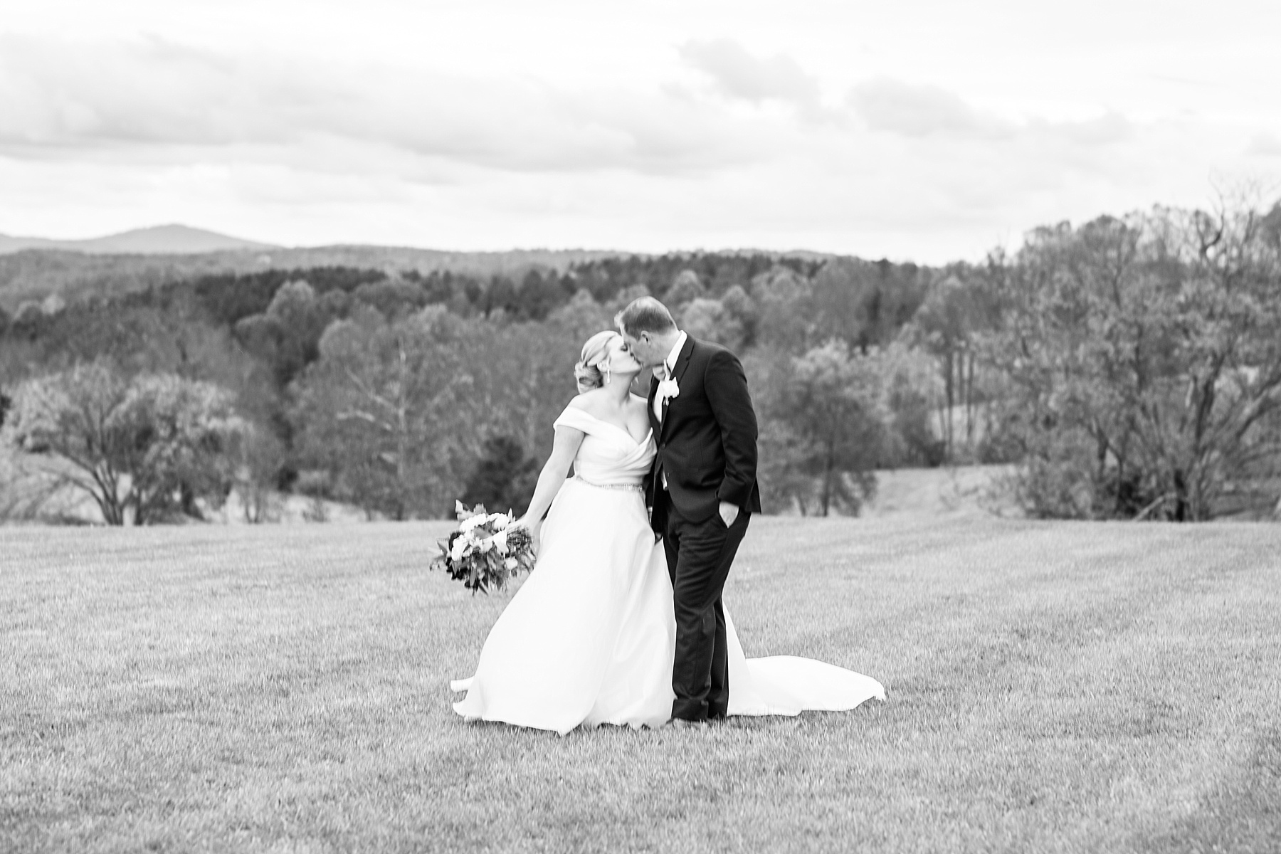 wedding portraits in mountains of Virginia by  Alexandra Mandato Photography