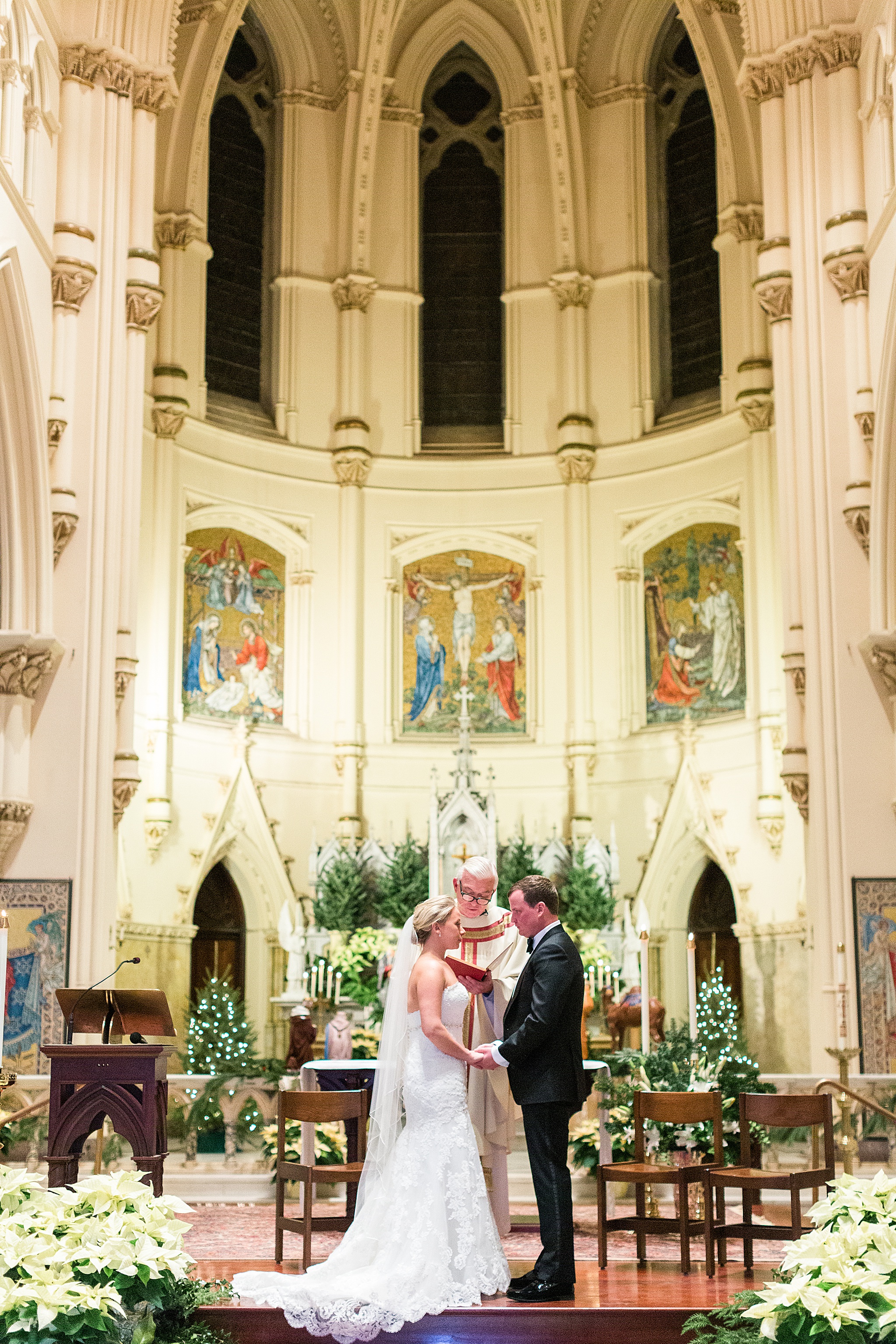 Alexandra Mandato Photography photographs classic church wedding