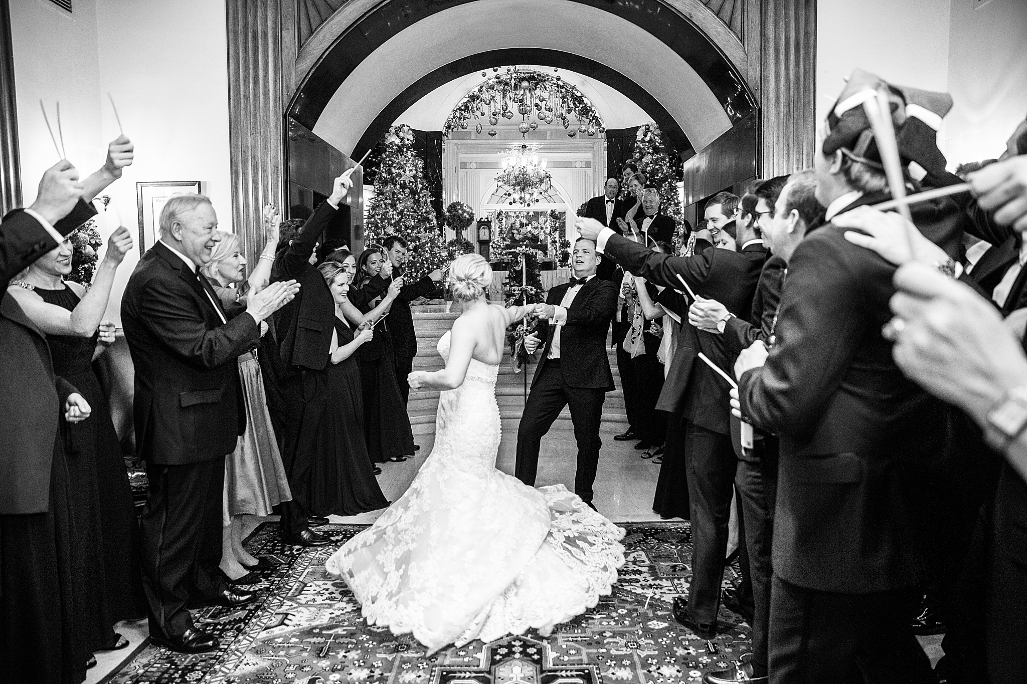 classic wedding sendoff photographed by Alexandra Mandato Photography