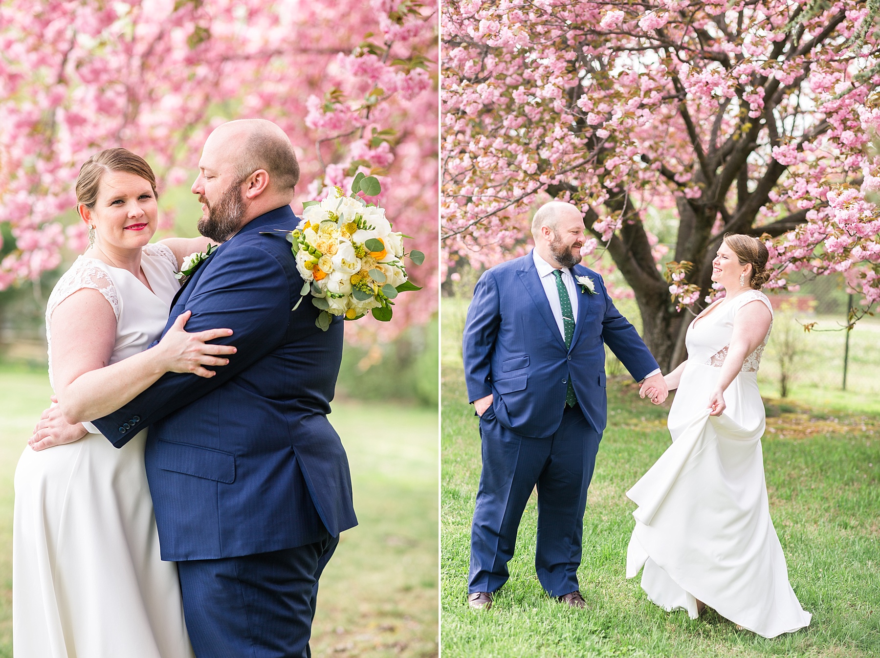 spring wedding portraits at Woodlawn + Pope Leighy House with Alexandra Mandato Photography
