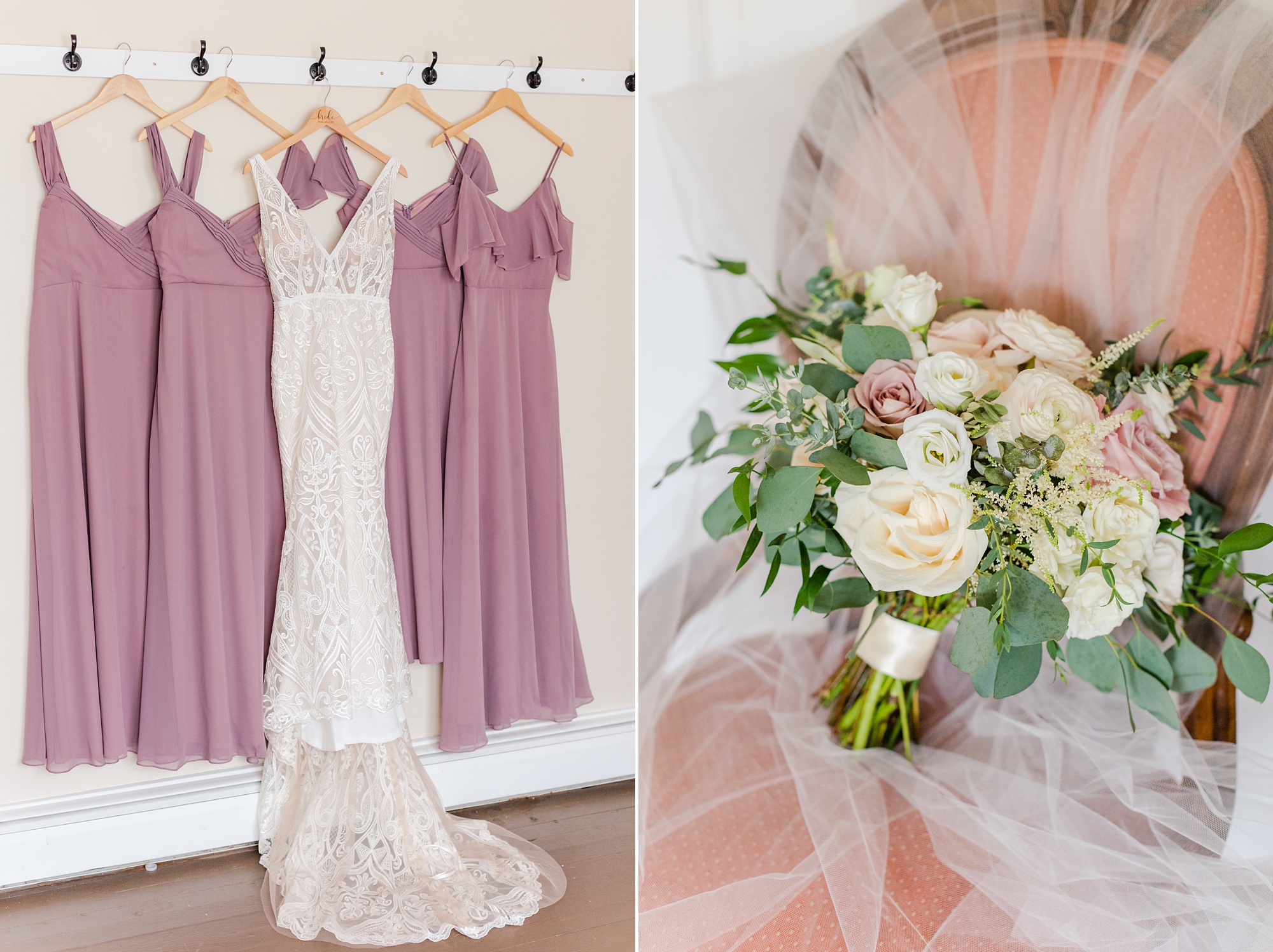 bridesmaid gowns for fall wedding