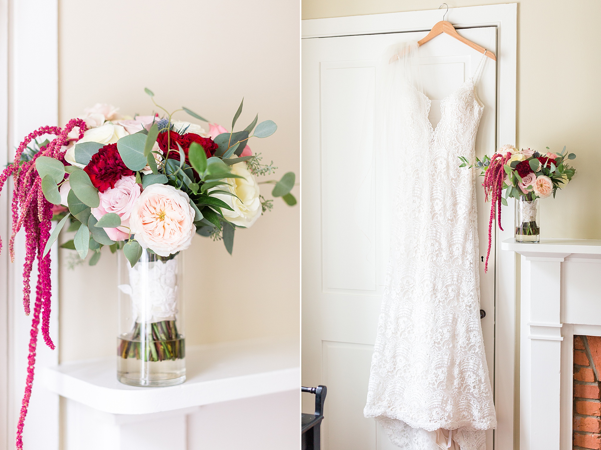bride's details for farm wedding photographed by Alexandra Mandato Photography