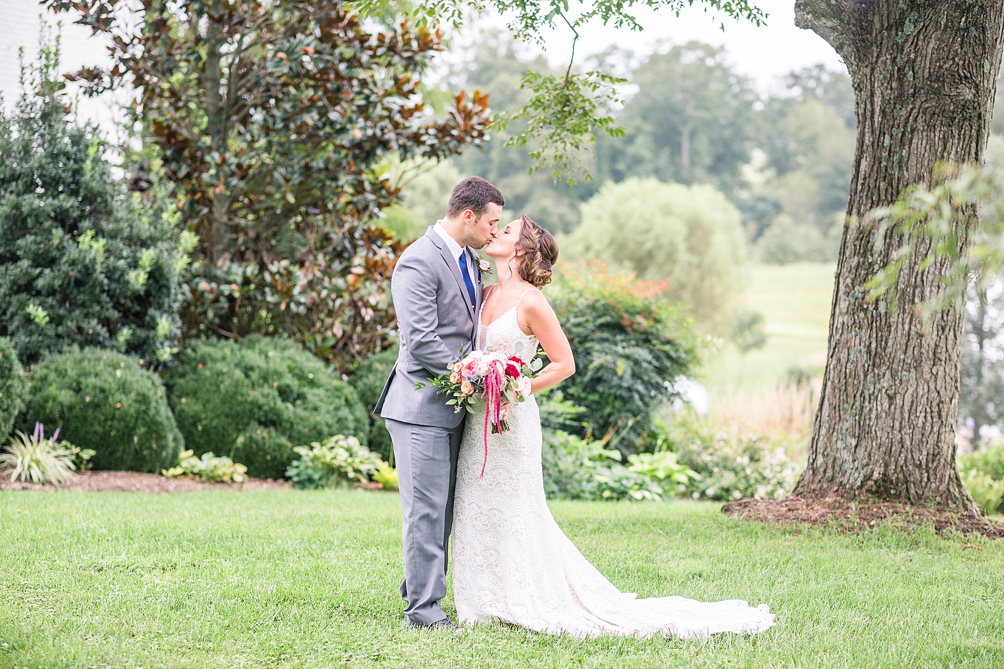 Alexandra Mandato Photography photographs bride and groom at Glen Ellen farm