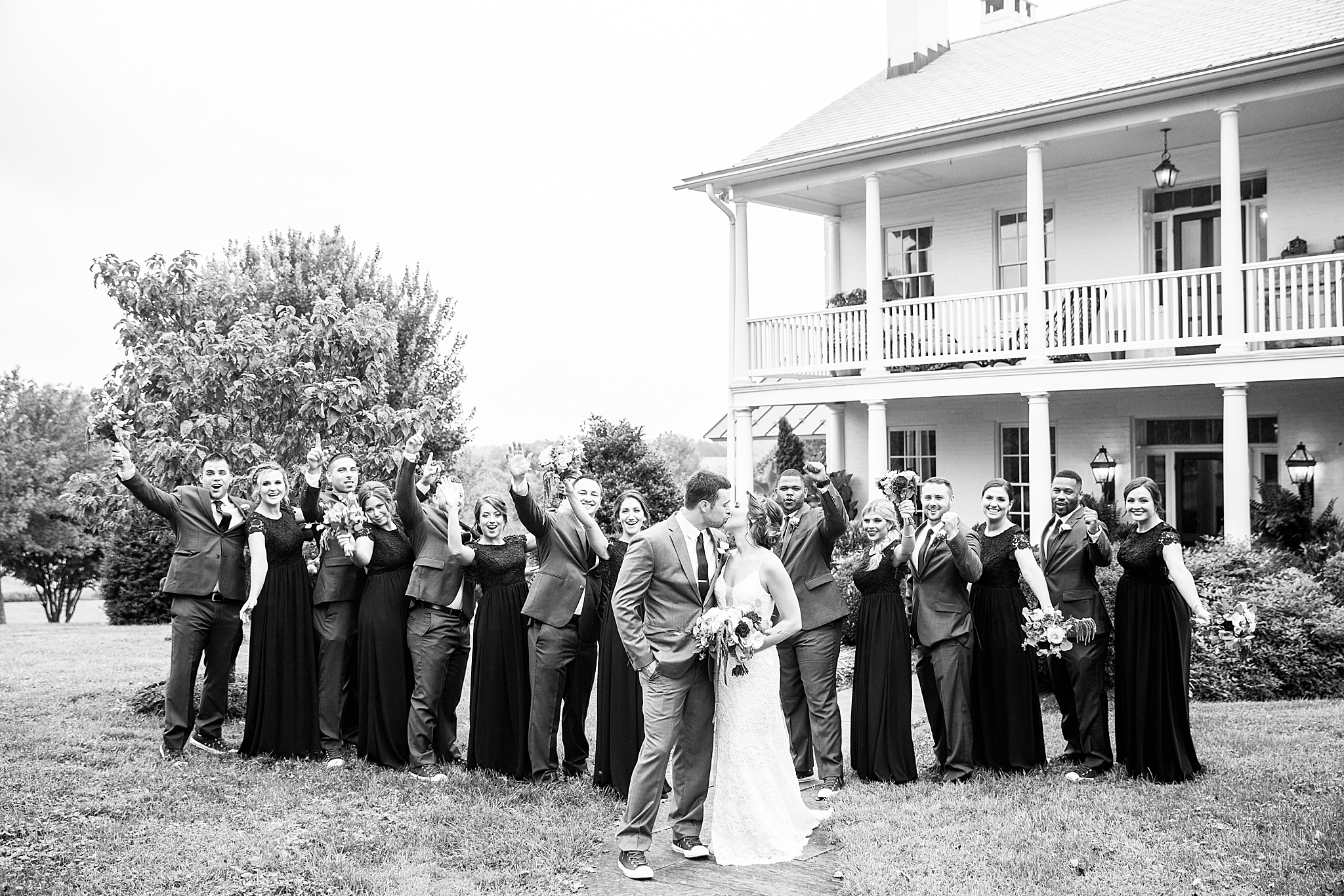 wedding party portraits by Alexandra Mandato Photography
