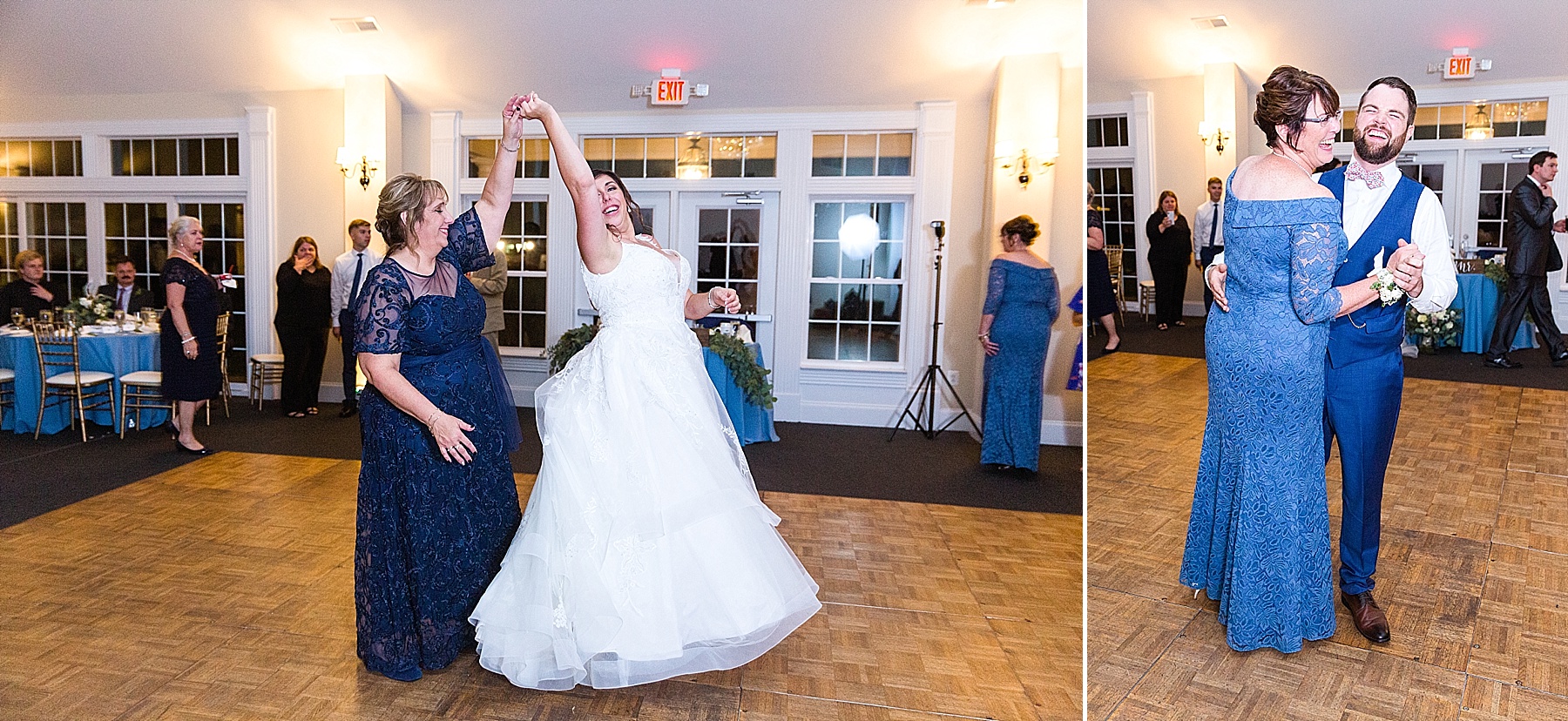 family dance at reception photographed by Alexandra Mandato Photography