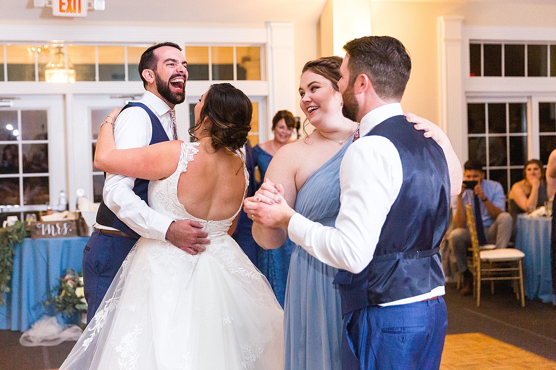 sibling wedding dance with Alexandra Mandato Photography