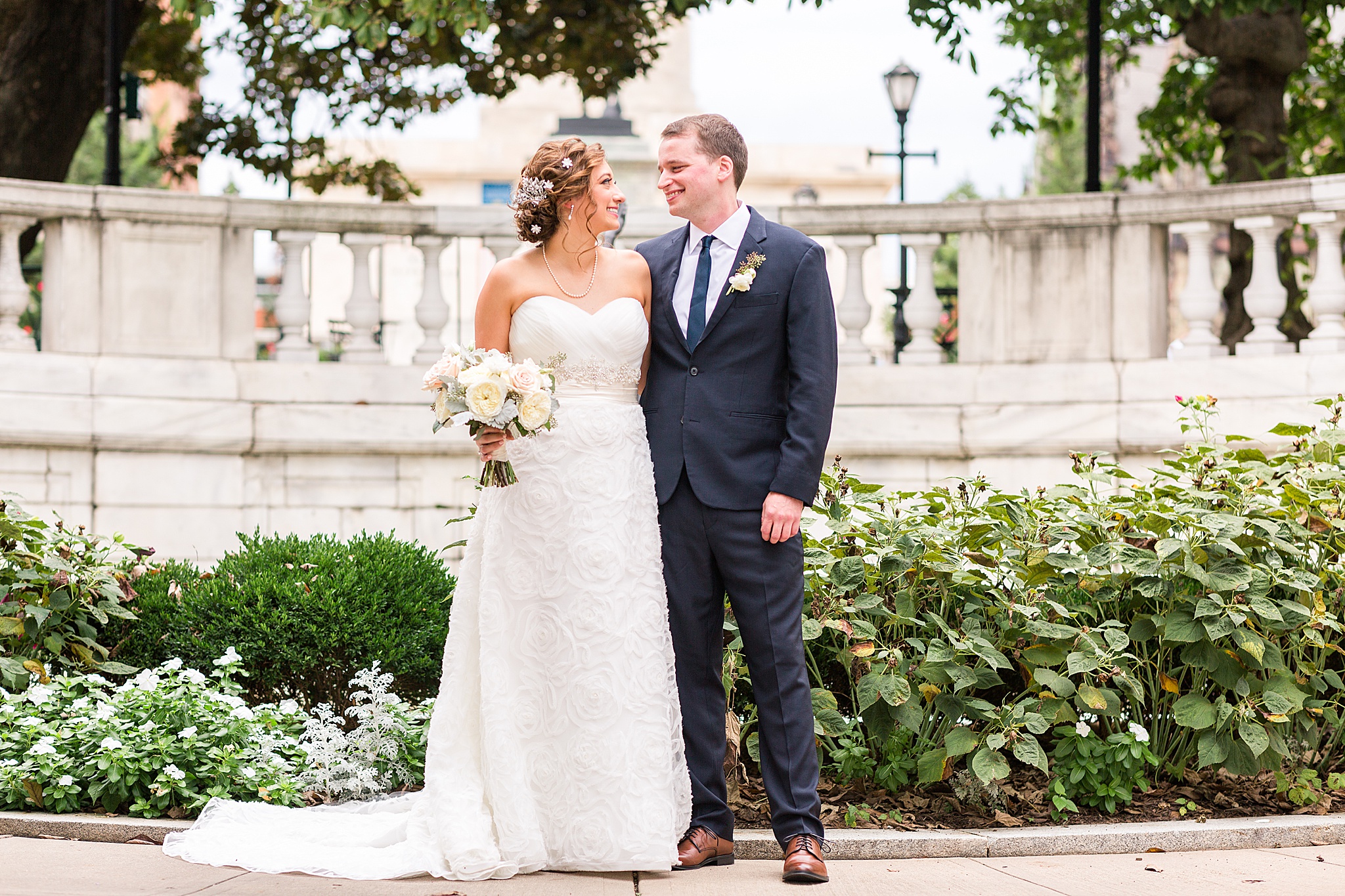 MD wedding first look photographed by Alexandra Mandato Photography