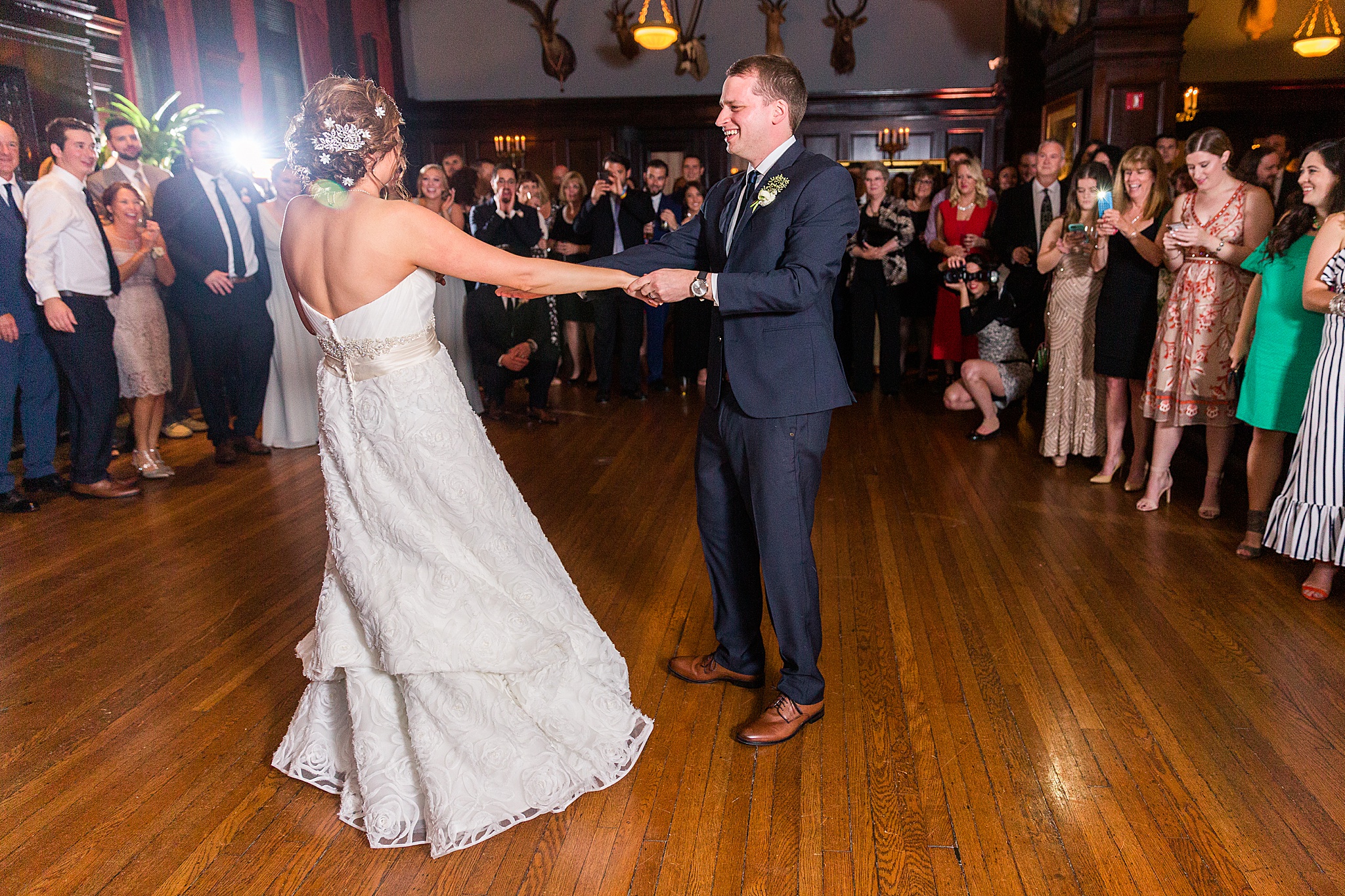 first dance photographed by MD wedding photographer Alexandra Mandato Photography