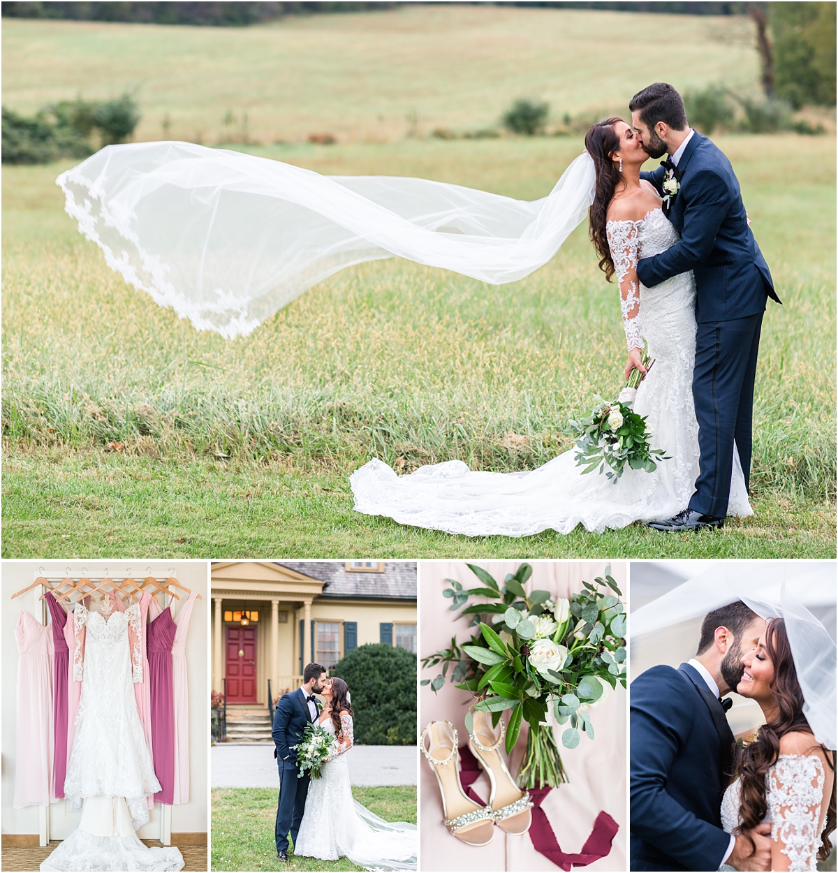 Belmont Manor Wedding photographed by Baltimore, MD wedding photographer Alexandra Mandato Photography