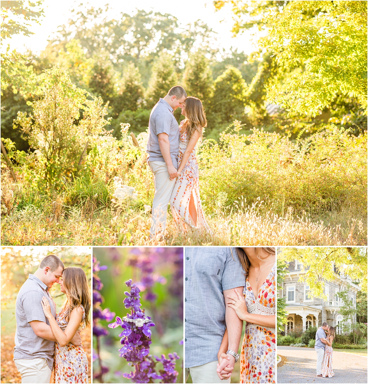 Cylburn Arboretum Engagement session photographed by MD wedding photographer Alexandra Mandato Photography