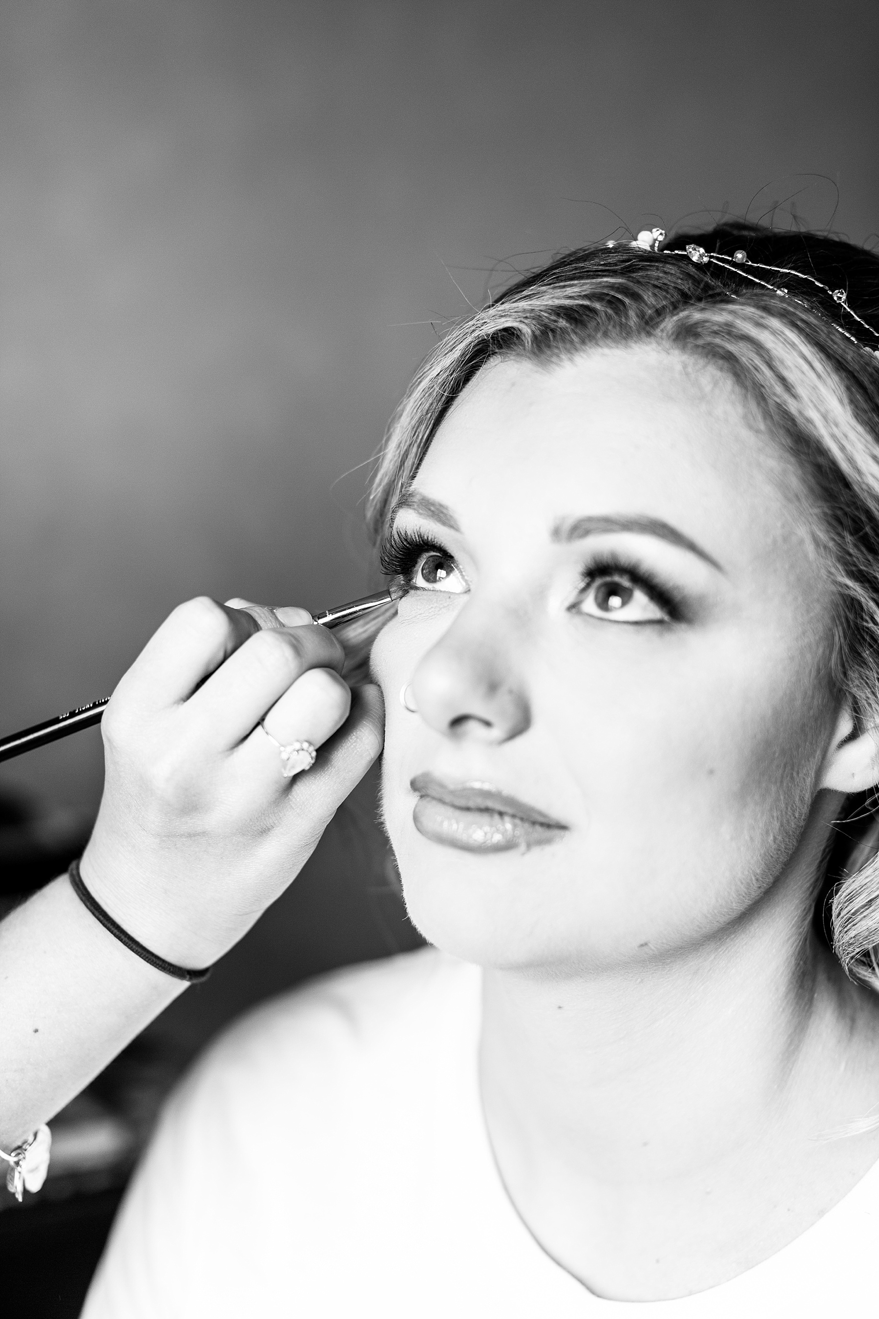 bridal makeup by Natalie Harris and Courtney McKim