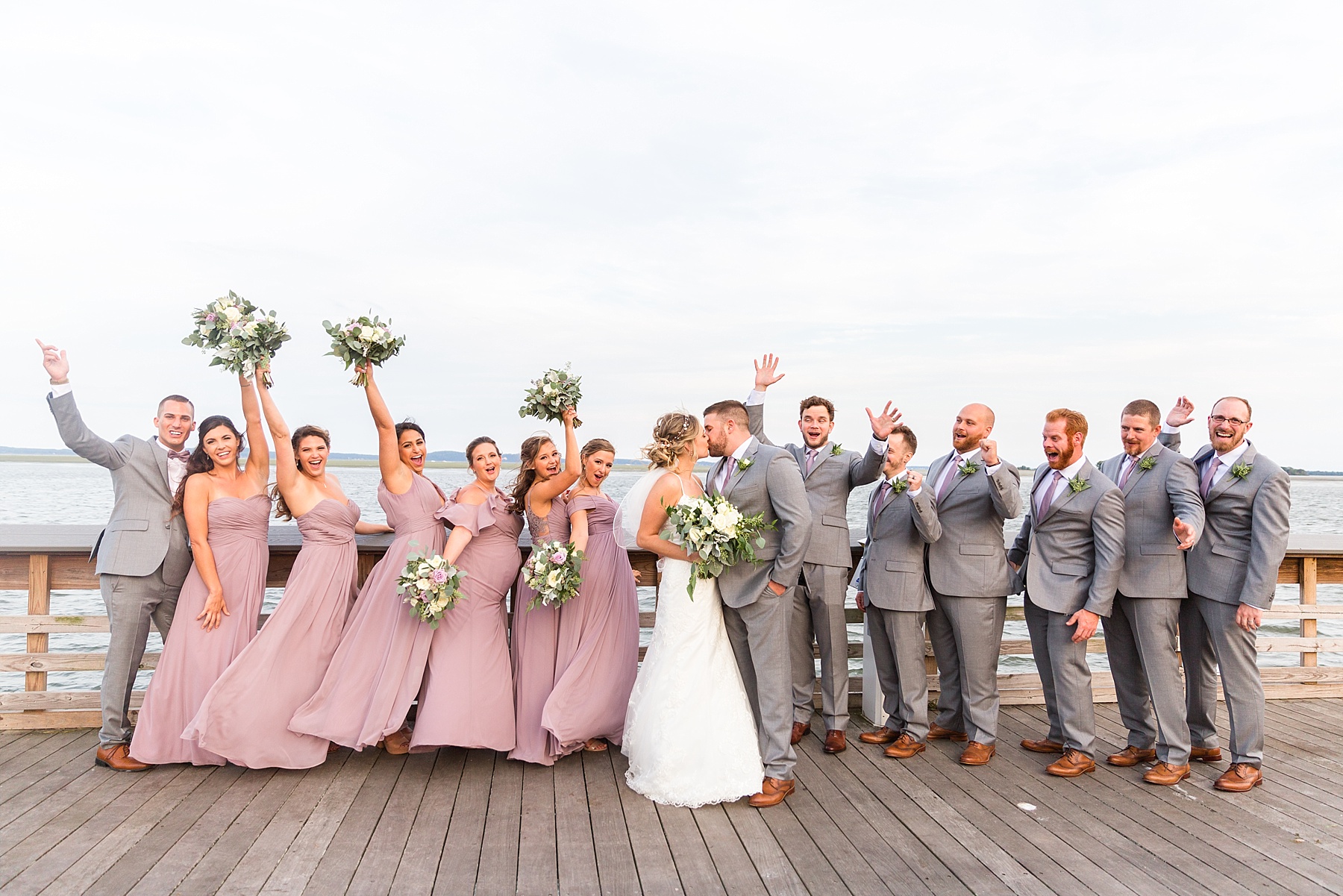 fun bridal party photos by Alexandra Mandato Photography