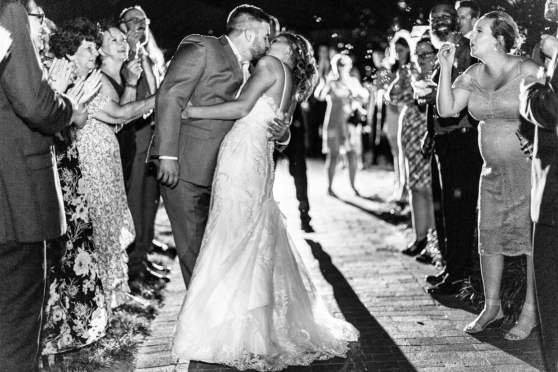 wedding day sendoff at Swan Harbor Farm by Alexandra Mandato Photography