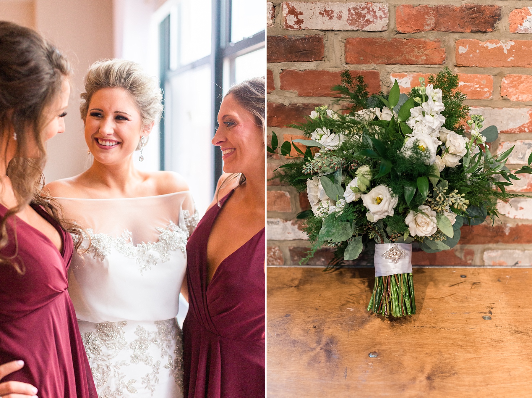 winter wedding in Baltimore photographed by Alexandra Mandato Photography