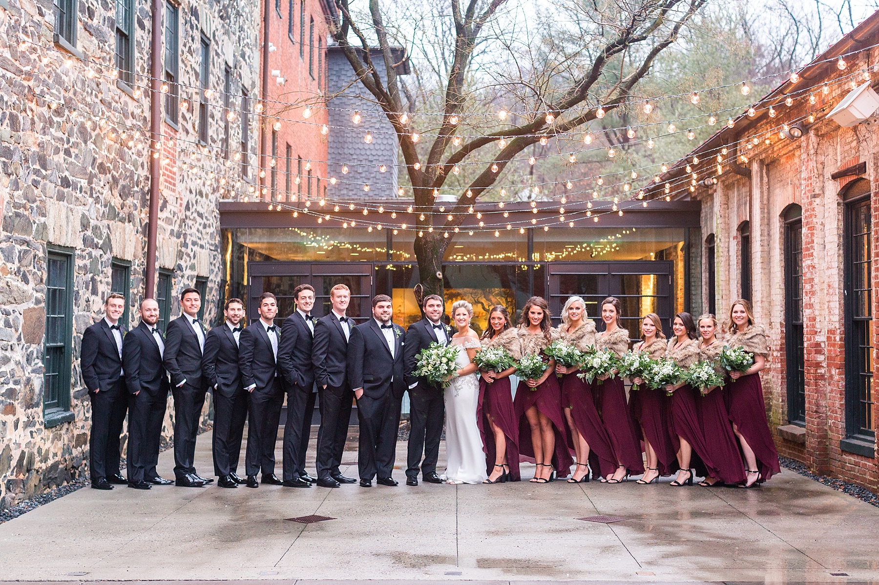 wedding party in Baltimore MD with Alexandra Mandato Photography