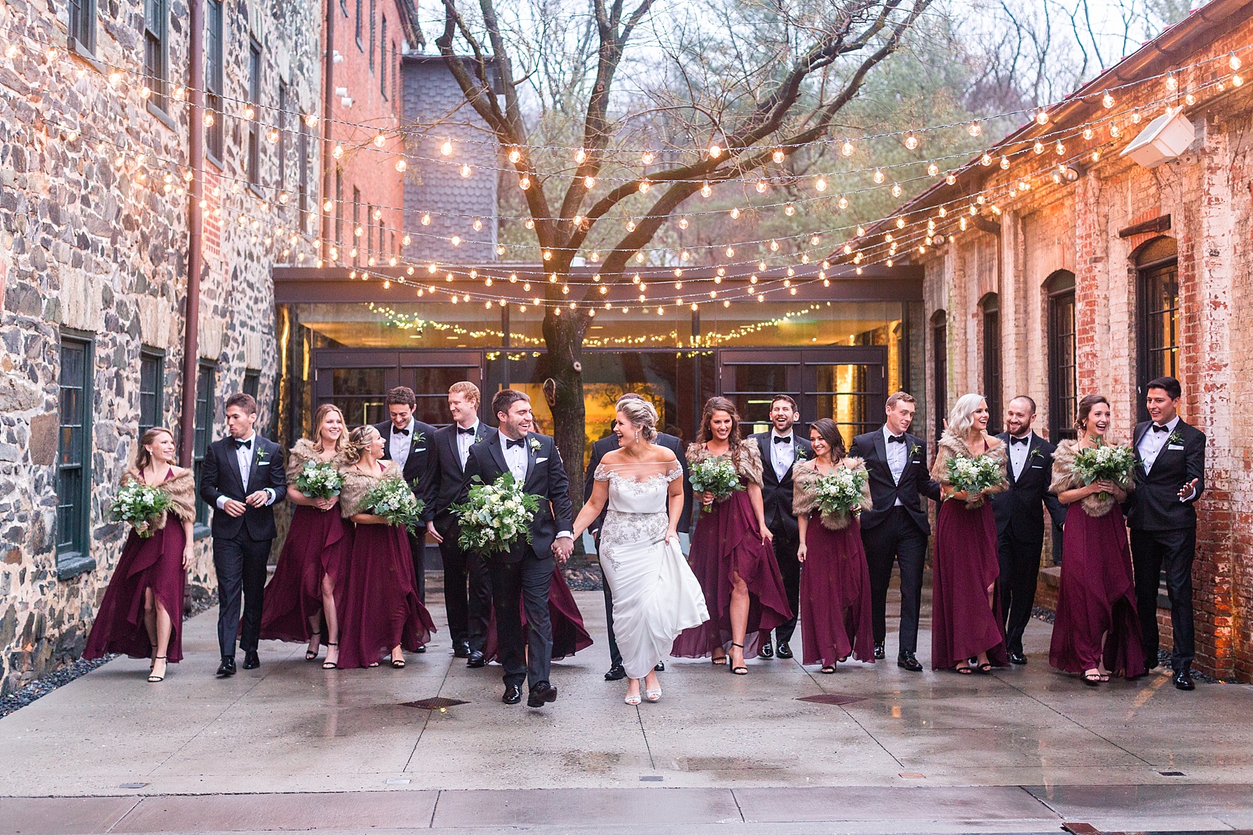 wedding party photographed by Alexandra Mandato Photography