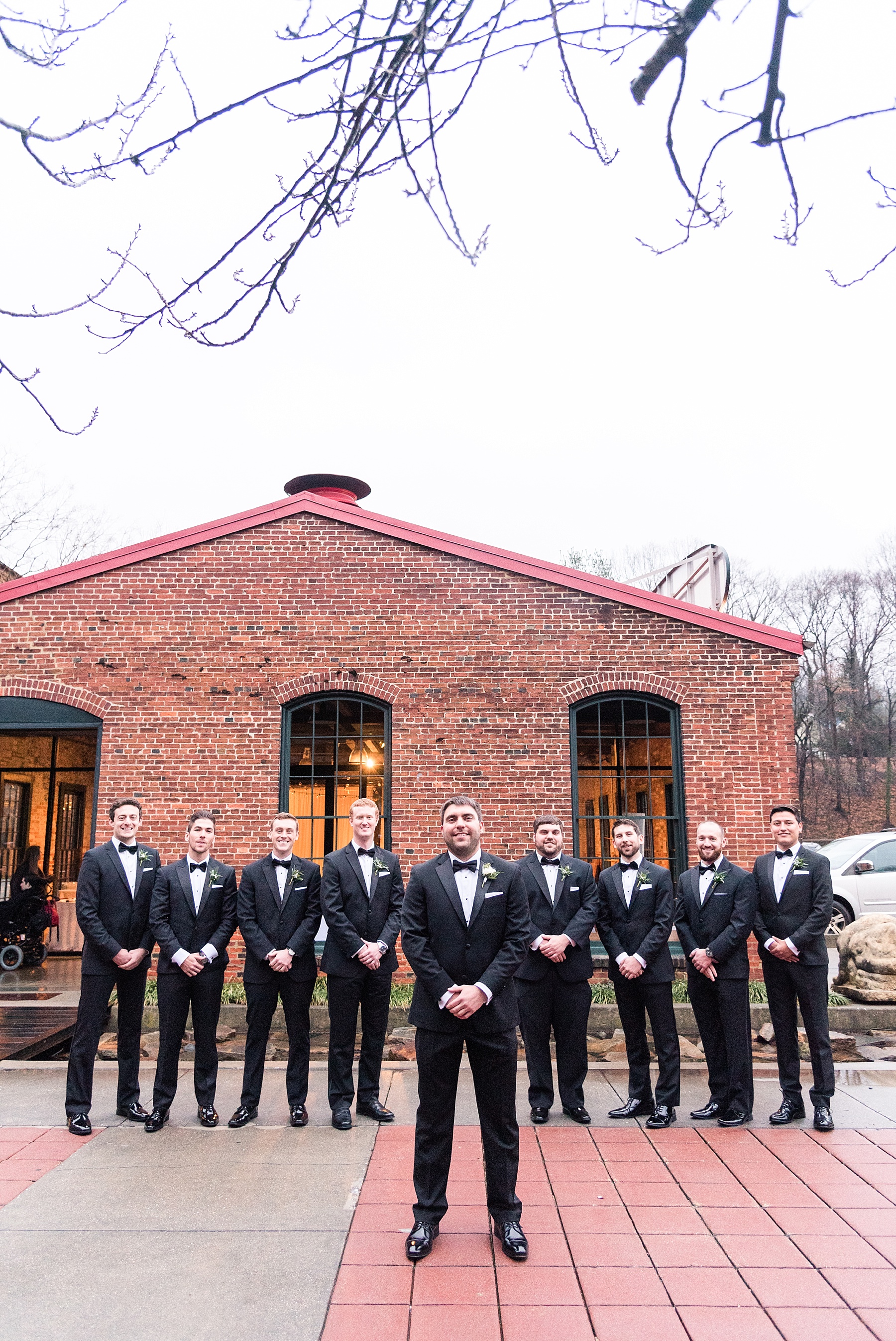 Maryland groomsmen portraits by Alexandra Mandato Photography