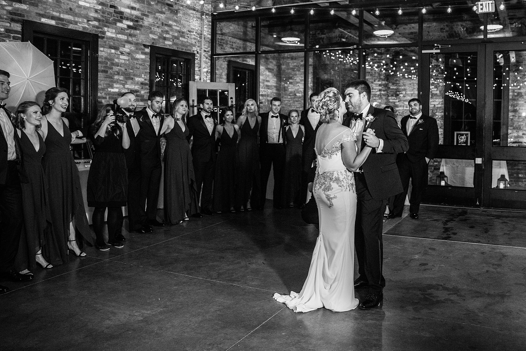 first dance at Baltimore wedding day photographed by Alexandra Mandato Photography
