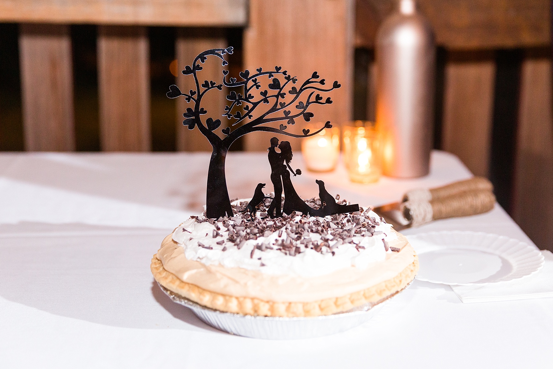 wedding pie photographed by Farm at Eagles Ridge Wedding photographed by PA wedding photographer Alexandra Mandato Photography